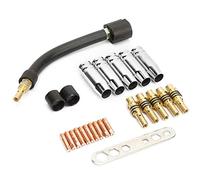 24 Pcs 0.8 Contact Contact MIG Soudage Contact Soudeur Kit De Consommables De Soudage Compatible Pour Binzel 15AK Pistolet De Torche De Soudage