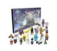 24 Pcs Advent Calendar Minecraft Assembled Building Block Toy Christmas Halloween Toys Gift Minifigure Set Puzzle Gifts V