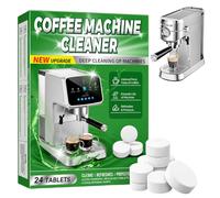 24 Pcs Detartrant Machine a Cafe, Produits Détartrantes pour Machines Café, Anti Calcaire Détartrage, Pastille Nettoyage Tablette Décalcification, Automatiques Cafetières Nettoyant