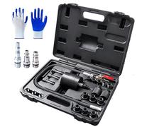 24 PCS Kit Extracteur d’Injecteurs Diesel Pneumatique pour Moteurs Diesel | Extracteur Injecteur Pneumatique avec 19 Adaptateurs, 3 Connecteurs 1/4" (US/UK/EU), Extracteur Injecteur Diesel 5-8 Bars