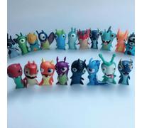 24 Pcs/Lot Différents Dessin Animé Anime Jouets 5 Cm Slugterra Pvc Modèle Jouets Poupées Enfant Jouet Collection Décoration De La Maison