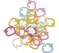 24 pcs Marqueur de point de fraise en alliage de zinc Forme hélicoïdale Marqueur de tricot multicolore ouvert pour crocheter des projets d'artisanat