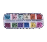 24 Pcs Pressé Fleur Anne's Dentelle Fleur Séchée Nail Art Résine Fabrication de Bijoux