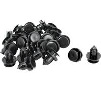 24 Pcs Rivet Plastique Type Poussoir Fastener Garniture clip Pare-chocs 9mm