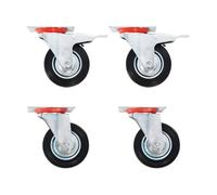 24 pcs Roulettes pivotantes 100 mm