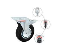 vidaXL 24 pcs Roulettes pivotantes 125 mm