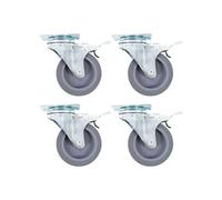 24 pcs Roulettes pivotantes 75 mm