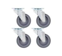 vidaXL 24 pcs Roulettes pivotantes 75 mm