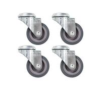 vidaXL 24 pcs Roulettes pivotantes à trou de boulon 50 mm G