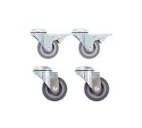 vidaXL 24 pcs Roulettes pivotantes à trou de boulon 50 mm