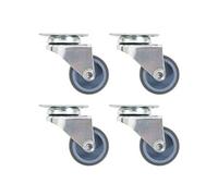 24 pcs Roulettes pivotantes doubles 50 mm