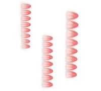 24 PCS Stick D'amande Courte Sur Les Gradients De Clous Couvertures Complètes Faux Faux Presse Pointe Française Simple Sur Les Fournitures Manucures