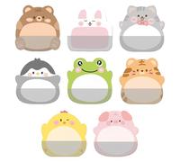 24 Pcs Sticky Notes, Mini Post It Kawaii, 480 Feuilles Blocs, Notes Animaux Mignons, Petit Cadeau Anniversaire Enfant Invité, Idéal pour École, Bureau et Pochette Surprise - 8 Styles