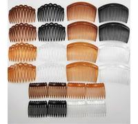 24 Peignes À Cheveux, Peignes À Mortaise Et 50 Clips De Mots Ondulés, Accessoires Pour Cheveux Solides En Chignon Haut, Coiffures Quotidiennes Pour Créer Des Accessoires.