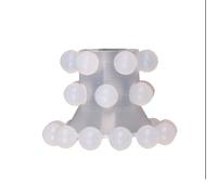 24 perles mâle transparent anneau pénien manchon de pénis perle de stimulation du point g anneau de pénis à grosses particules extenseur de pénis en silicone réutilisable jouets sexuels pour hommes