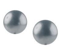 24 Perles Nacrées Argent 2cm G