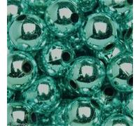24 Perles Nacrées Bleu Vert 2cm G