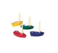 24 petits bateaux à voile en bois | jouets en bois pour les enfants sur 3 ans