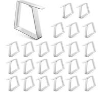 24 Pezzi Fermagli Da Tavolo,Fermagli Da Tavolo, Clip Per Tovaglia | Fermagli da Tavolo 24 Pezzi , Clip pour Tovaglia en acier inox, Ferma Tovaglia da Esterno