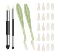 24-Piece Dual-Headed Oil Pastel Blending Tools, Artistic Drawing and Sketching Sponge Stumps Set