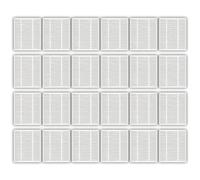 (24 Pièces) 105 Combo, Combo 2 Essential Filtres HEPA pour iRobot Roomba 105 Combo, Combo 2 Essential, Combo Essential Robot aspirateur, Kit De Filtres, Pièces De Rechange, Kit d'Accessoires