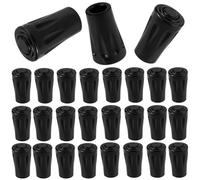 24 Pièces/12 Paires Protecteur en Caoutchouc Embouts pour Bâtons de Marche Nordique Trekking Tampon Baton de Marche Universels pour Tous Bâtons de Randonnée