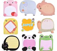 24 Pièces 480 Pages Sticky Notes,Mini Notes Autocollantes,Feuilles Notes Autocollantes Bmignonnes,Pour Le Réfrigérateur,Notes De Bureau Pour L'école,Mémo De Bureau (8 Styles)