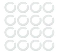 24 Pièces Adaptateur D’abat-jour en Plastique Blanc E27 vers E14