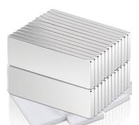 24 pièces aimants forts, néodyme 30x10x3 mm, extra forts, pour tableau magnétique, aimant puissant rectangulaire cuisine