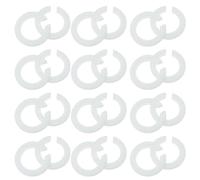 24 Pièces Anneau de Conversion de Douille E27 vers E14 Blanc