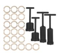 24 Pièces Anneau de Support de Lampe G9 en Plastique | Kit de Remplacement, Fixation Stable et Installation Rapide, Accessoire de Rénovation pour Usage Domestique