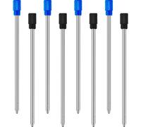 24 Pieces Ballpoint Pen Refills For Crystal Diamond Styluses, 2.75 Inches (Black And Blue Ink)