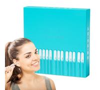 24 pièces Bâton de nettoyage d'oreille collant, Outil de nettoyage d'oreille adhésif, bouchon D'oreille Collant Réutilisable, outil d'élimination du cérumen adhésif pour adultes, adolescents