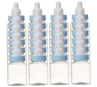 24 pièces biberons de douche de bébé 3, 5 x 1, 6 pouces mini biberon en plastique transparent remplissable en toute sécurité cadeaux fête bouteilles bonbons décorations alimentation pour décorati