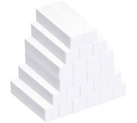 24 Pièces Bloc Polissoir Ongles Blanc Buffer Ongles Blocs Tampon À Poncer Ongles Bloc Nail Art Tips Tool Polissoir Professionnelle Pour Poncer Acrylique Ou Gel Naturel
