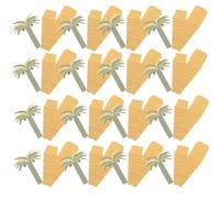 24 Pièces Boîte Ballotin Dragées Palmier en Papier Kraft