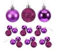 24 Pièces Boules de Noël à Suspendre, Lot de Set de Cm