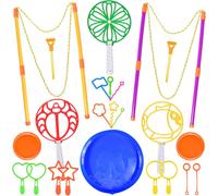 24 Pieces Bubble Wand Set,Soap Bubble Kit For Children,For Outdoor Activities,Games,Wedding,Birthday Parties,Summer Travel Party