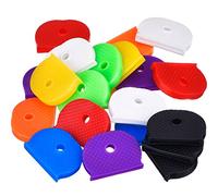 24 pièces caches de clés flexibles pour reconnaître facilement vos clés | Capuchons de Clés en Couleurs pour Identification et Reconnaissance Facil