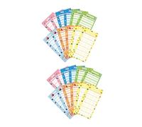 24 Pièces Cartes de Budget Organisateur de Finances Pratique pour Mensuelle des Dépenses