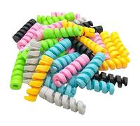 24 Pièces Charge Câble Protecteur, Chargeur de Câble de Type-C,Protecteur Micro USB en Silicone Souple,Convient à Tous Les Téléphones Mobiles
