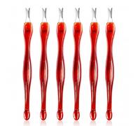 24 Pièces Coupe Cuticule Ongle Forme en V Fourche à Peaux Mortes Coupe Peau Coupe Cuticules Manucure Cuticle Remover Trimmer Pédicure pour Le Soin Professionnel Des Ongles Des Doigts et Des Orteils