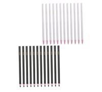 24 Pièces Crayon Cire à Tirer sans Taille, Bois, Cœur Continu