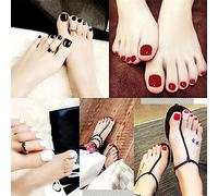 24 Pièces de Pointe et de Colle pour Faux Ongles Artificiels de Couleur Pure, Matière Plastique Robuste, Adaptée aux Professionnels et aux Débutants, Design élégant, Facile à (F74)