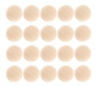 24 Pièces Demi Sphères en Bois pour Loisirs Créatifs Diy, Kaki
