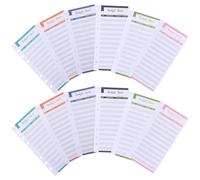24 pièces économiques Feuilles, accessoires pour classeur A6, planificateur budgétaire, classeur budgétaire allemand
