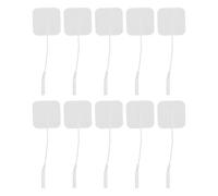 24 Pièces Écussons D'électrothérapie Autocollants 40mm, Blanc | Non-tissé et PVC, Modèles 2,0mm et 20mm, Usage Maison ou Équipement Clinique