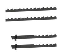24 pièces/ensemble Mini lame de scie à métaux de remplacement for la main | Modèle de bricolage manuel for le travail du bois, tuyaux métalliques en PVC, coupe 133mm 10T 14T 18T 24T(48pcs)