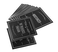 24 Pièces Étiquettes Autocollantes pour Bouteilles | PVC Adhésif Imperméable, Pose Facile et Pratique, Design Simple, Lot de Deux Feuilles de Vingt-quatre Pièces