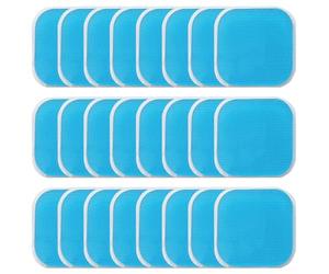 24 Pièces Gel Pad pour Ceinture de Abdominale, coussinets en gel de rechange, Électrodes Remplacement de Gel Feuille compatible aver EMS pour Electrostimulateur Musculaire Appareil ABS relaxation